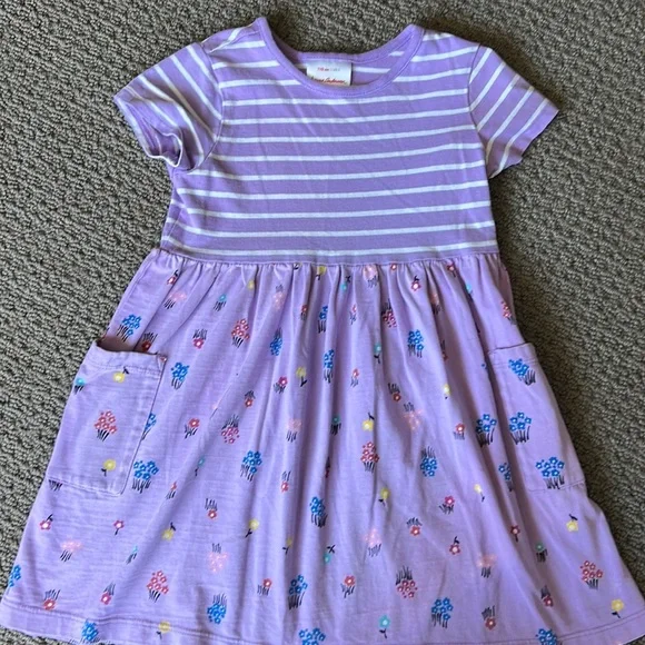 Hanna Andersson purple pocket dress. Size 5. - Picture 1 of 3